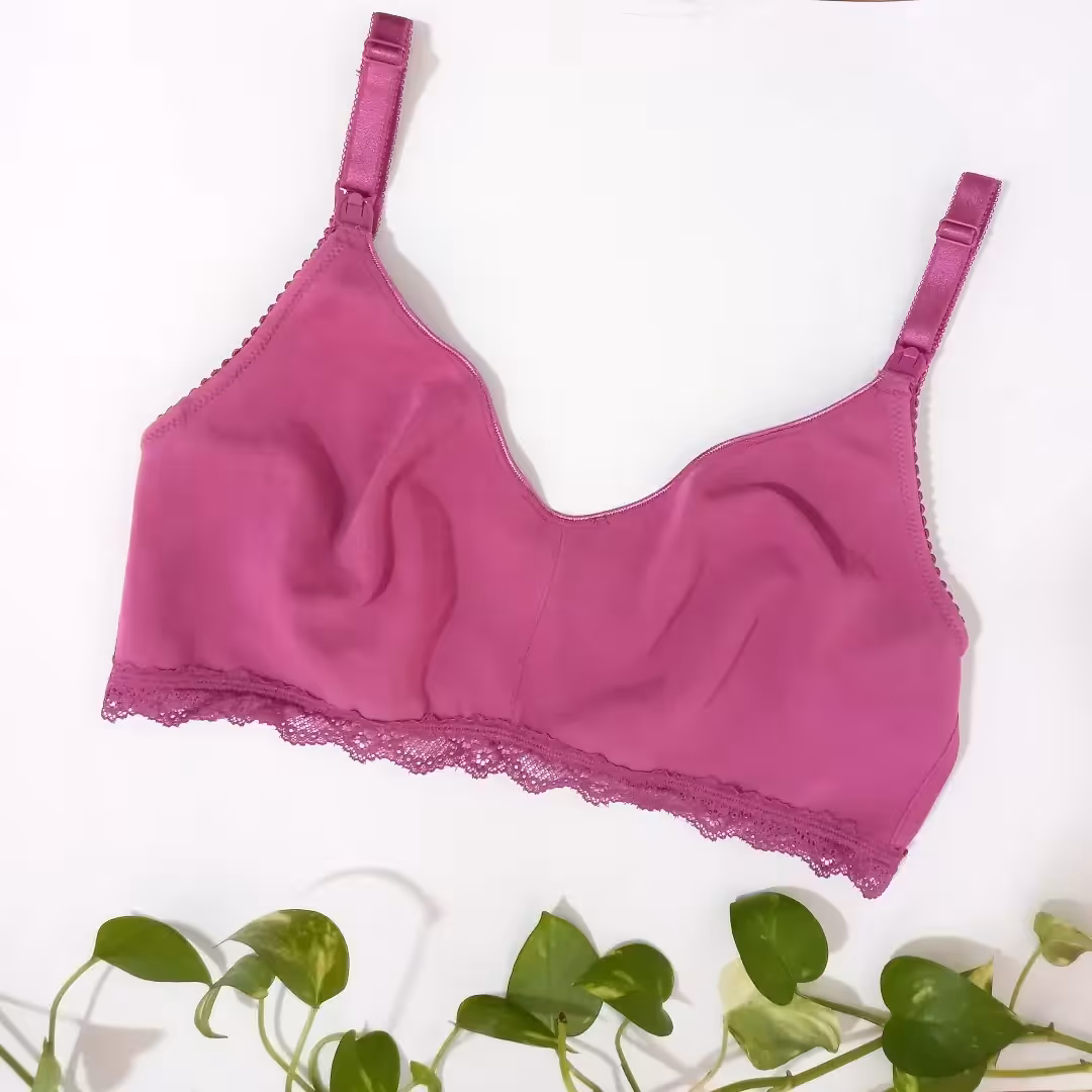 سوتین سایز بزرگ تمام پارچه  بدون فنر و اسفنج سایز 90D