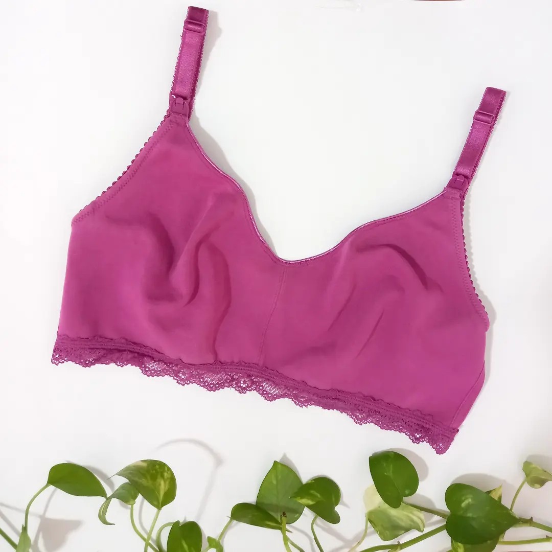سوتین سایز بزرگ تمام پارچه بدون فنر و اسفنج سایز 90D