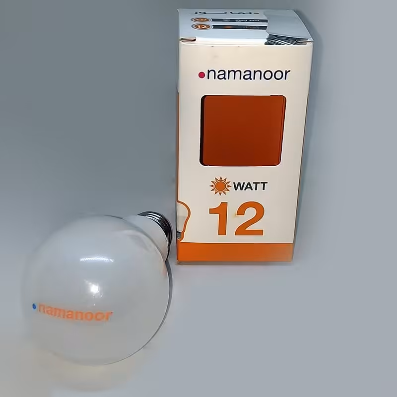 لامپ 12وات آفتابی نمانور (LED 12W  Bulb ) کد 20TS6