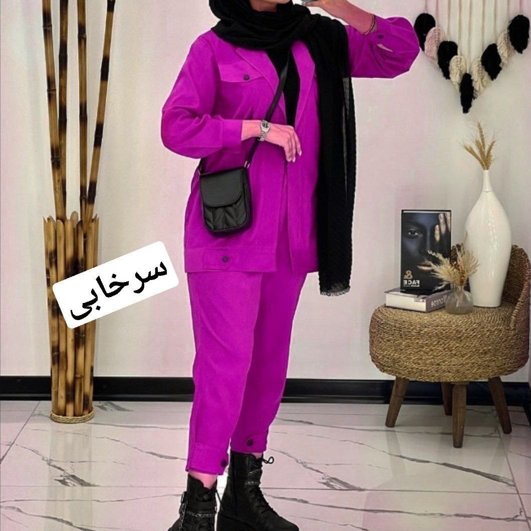 ست مانتو و شلوار زنانه. ست زنانه. ست میکرو. ست مانتو شلوار زنانه. مانتو زنانه. مانتو میکرو. شلوار زنانه. ارسال رایگان