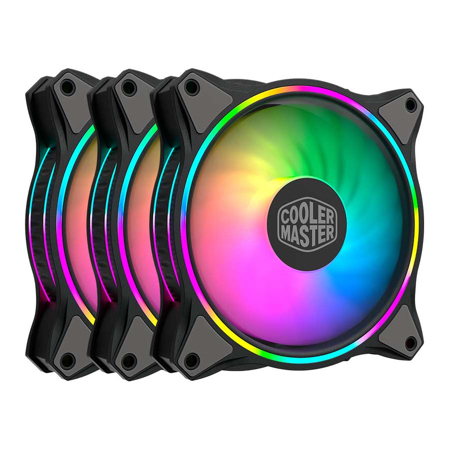 قیمت و خرید فن خنک کننده کیس کولرمستر مدل MASTERFAN MF120 HALO 3IN1 | یاس ارتباط