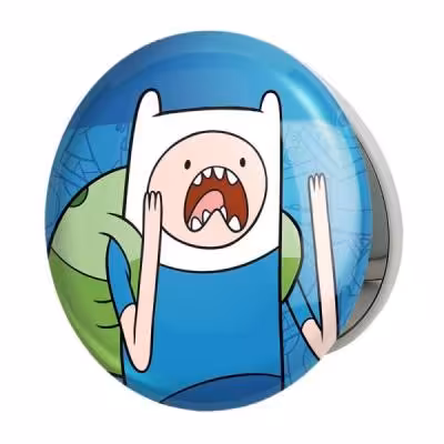 آینه جیبی خندالو طرح فین وقت ماجراجویی Adventure Time مدل تاشو کد 20804