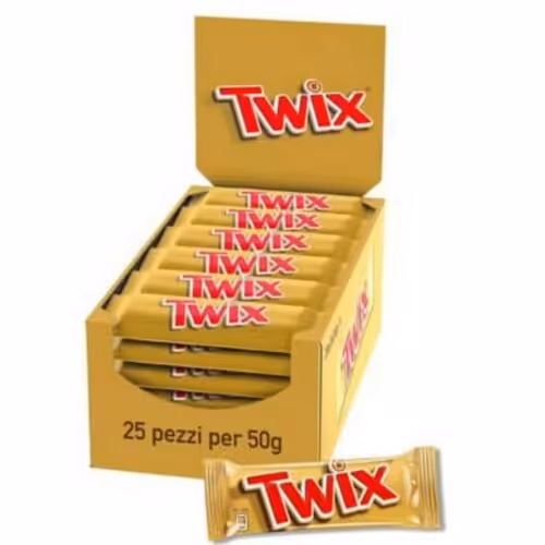 شکلات تویکس بسته25تایی50گرمی کیفیت عالی تضمین اصالت کالا 