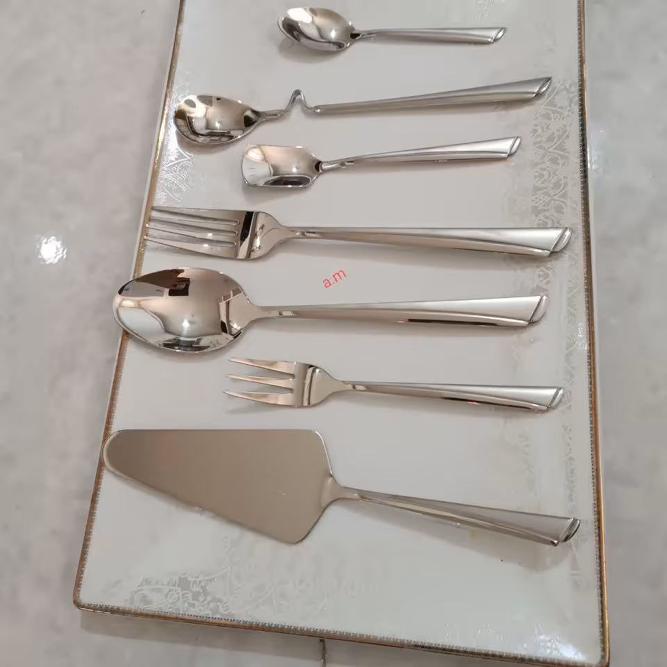 سرویس قاشق چنگال استیل ضدزنگ 24نفره یونیک