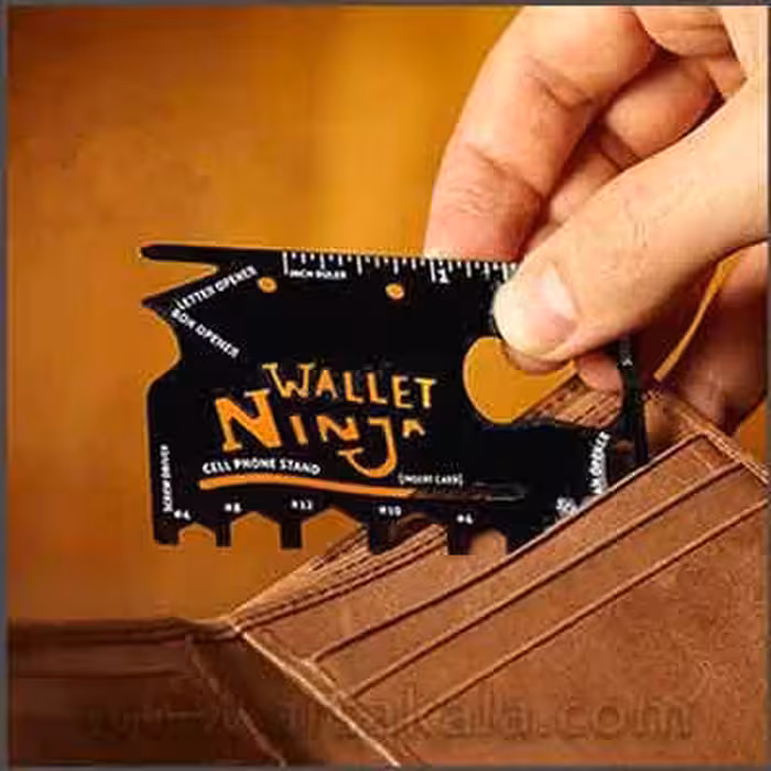 ابزار 18 کاره کارتی NINJA WALLET