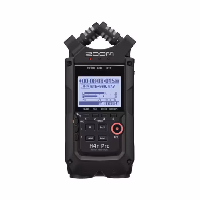 رکوردر صدا زوم Zoom H4n Pro 4-Input / 4-Track Portable Handy Recorder with Onboard X/Y Mic Capsule (Black)