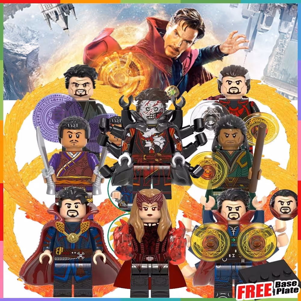 لگو پک کامل هشت عددی دکتر استرنج مولتی ورس جنون کامل