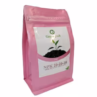 کود کامل سه بیست (NPK 20-20-20) برند گرین پیک کیسه 1 کیلوگرم