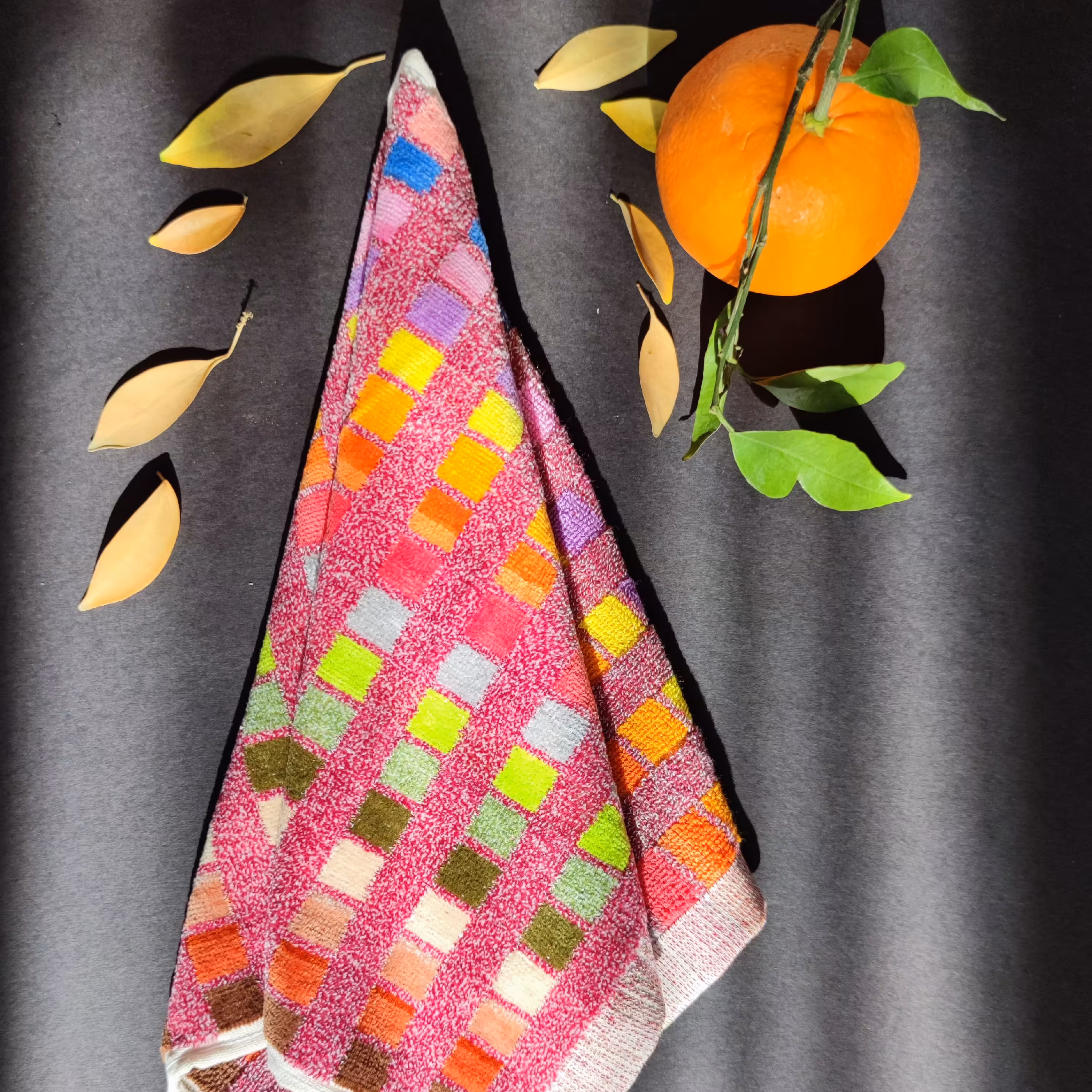 حوله دستی طرح شطرنجی