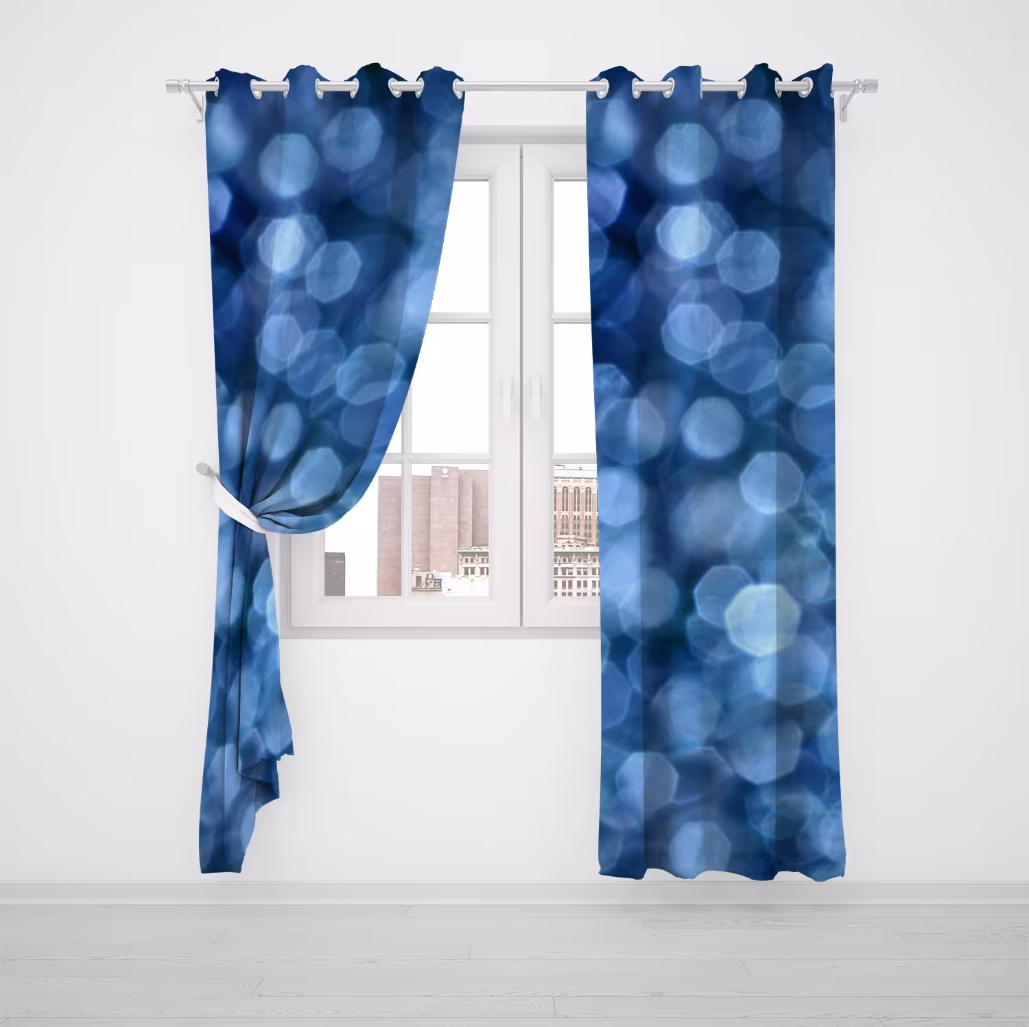 پرده پولکی ابعاد 140 در 280  سانتی متر  دو عددی 121