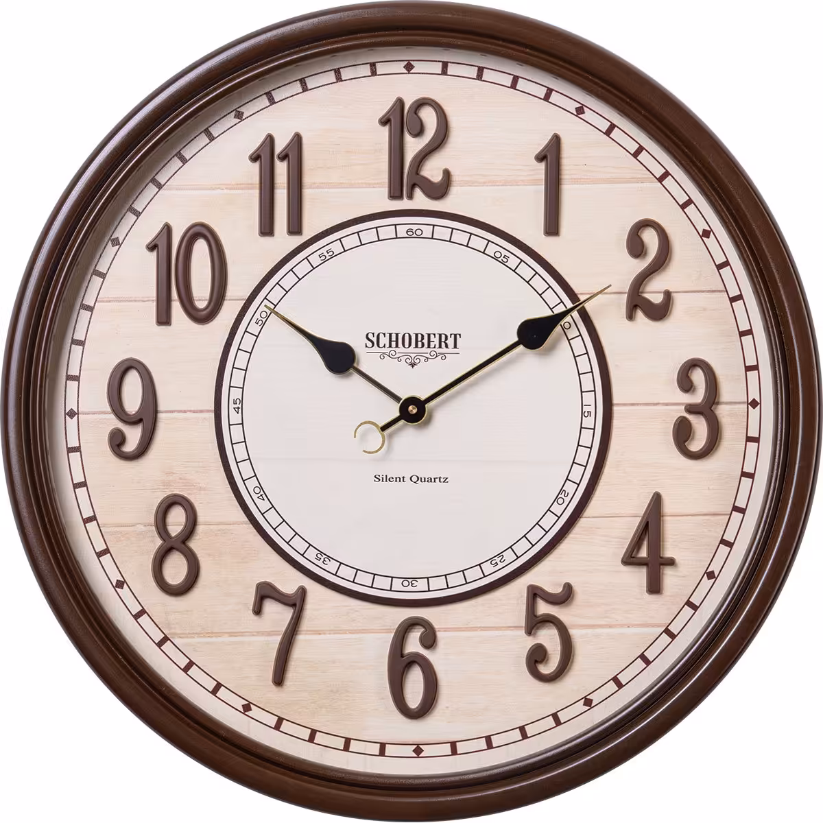 ساعت دیواری چوبی شوبرت   کد  6415