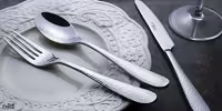 سرویس قاشق و چنگال 136 پارچه ناب استیل سری واریان کد 01