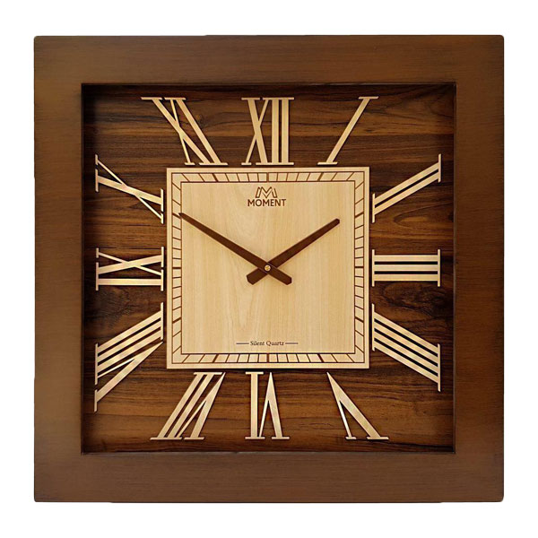 ساعت دیواری چوبی مومنت 60 سانت کد 0040