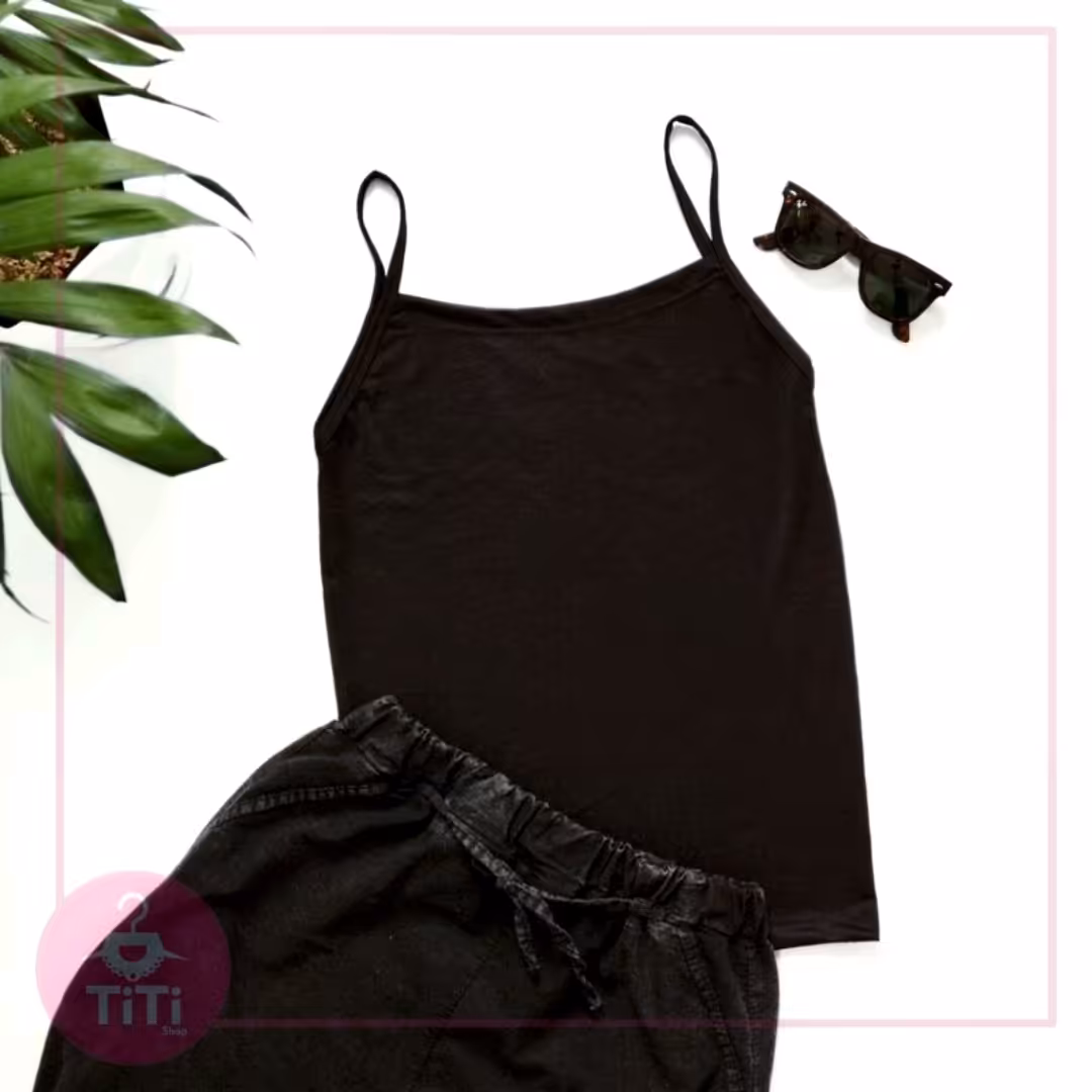 تاب بندی ساده زنانه و دخترانه مشکی