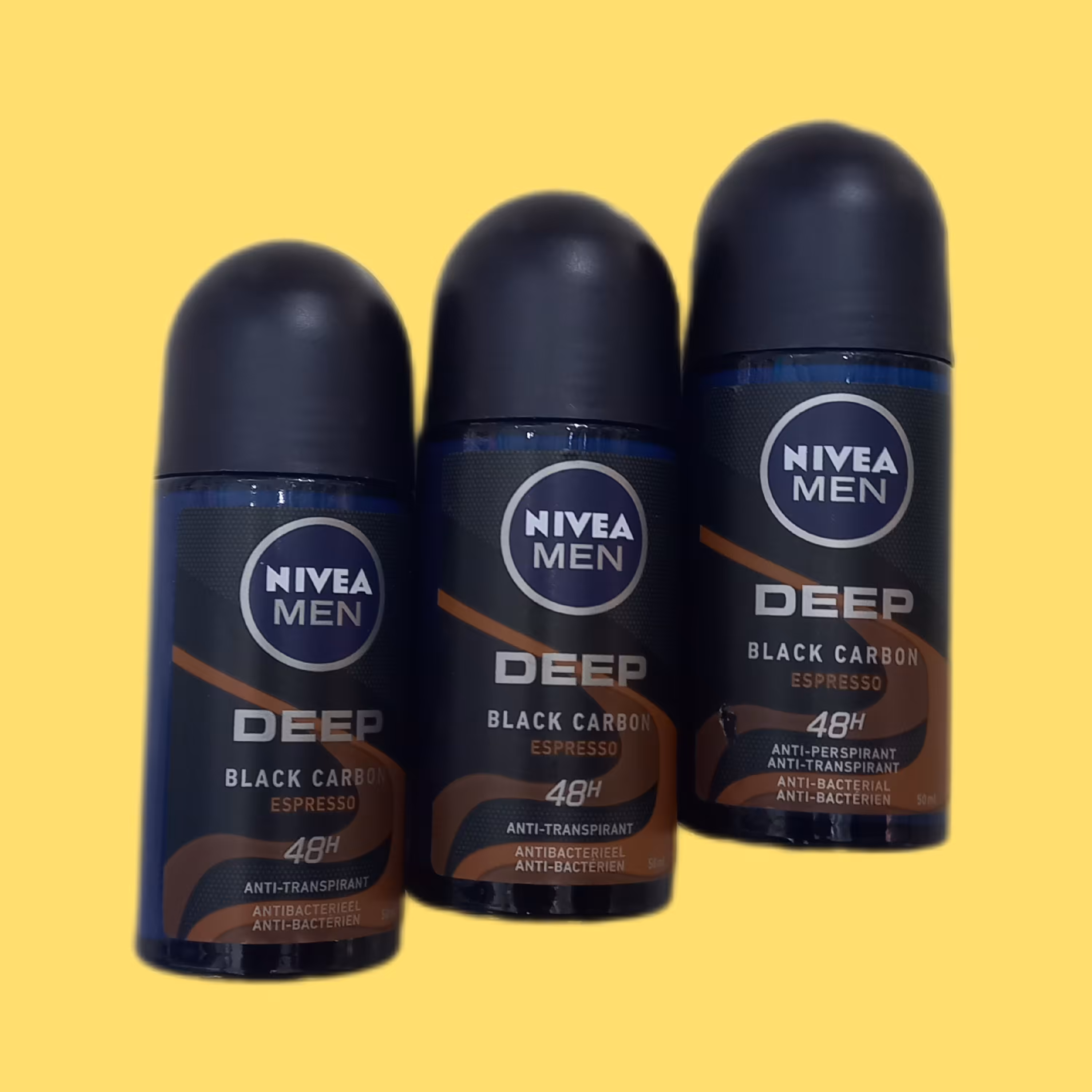 مام رول ضد تعریق مردانه نیوآ مدل Deep Espresso حجم 50 میلی لیتر