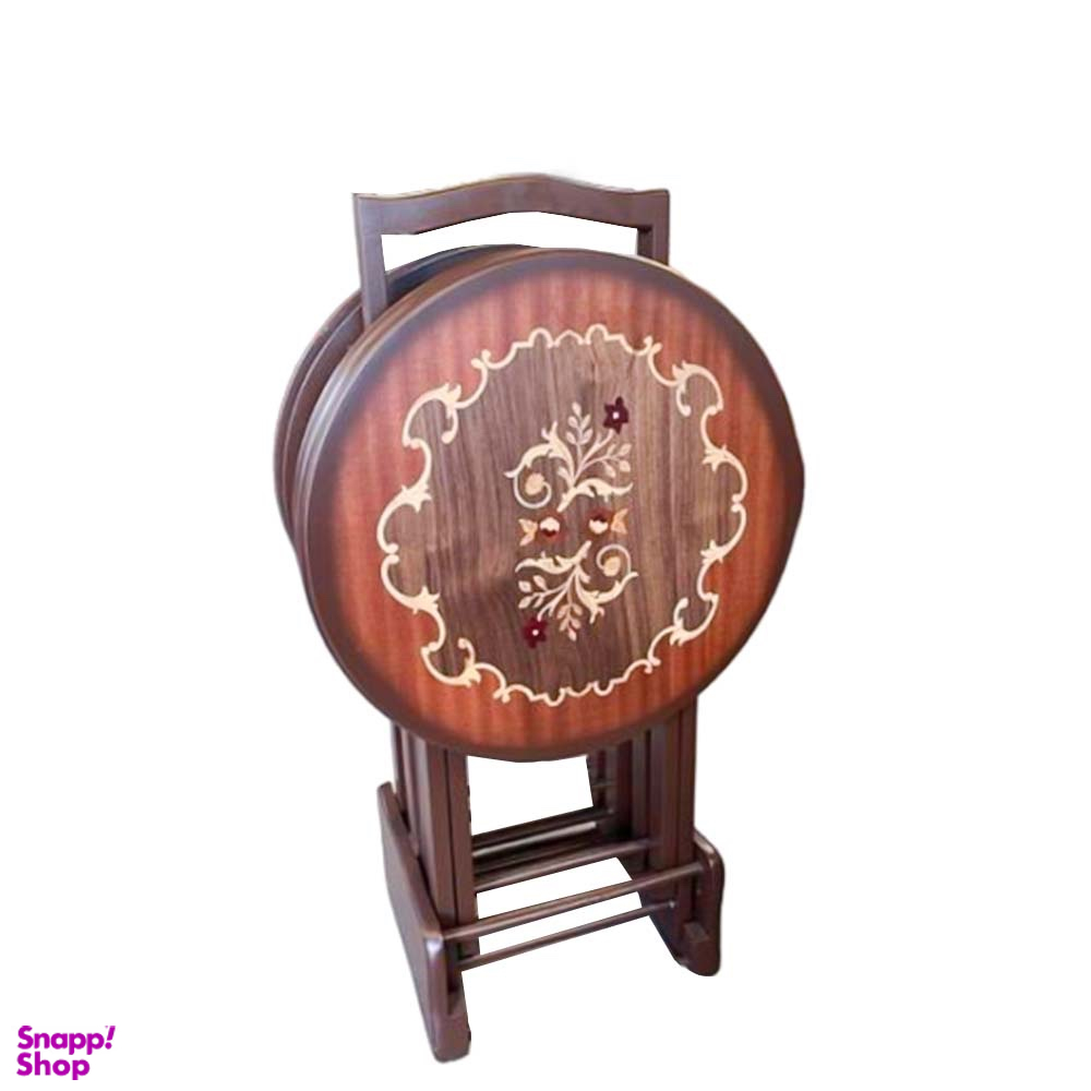 میز پذیرایی مدل کیفی معرق کد G200 مجموعه 4 عددی