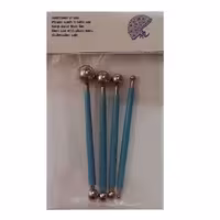 ابزار تزیین فوندانت به گز مدل سمبه کروی مجموعه 4 عددی