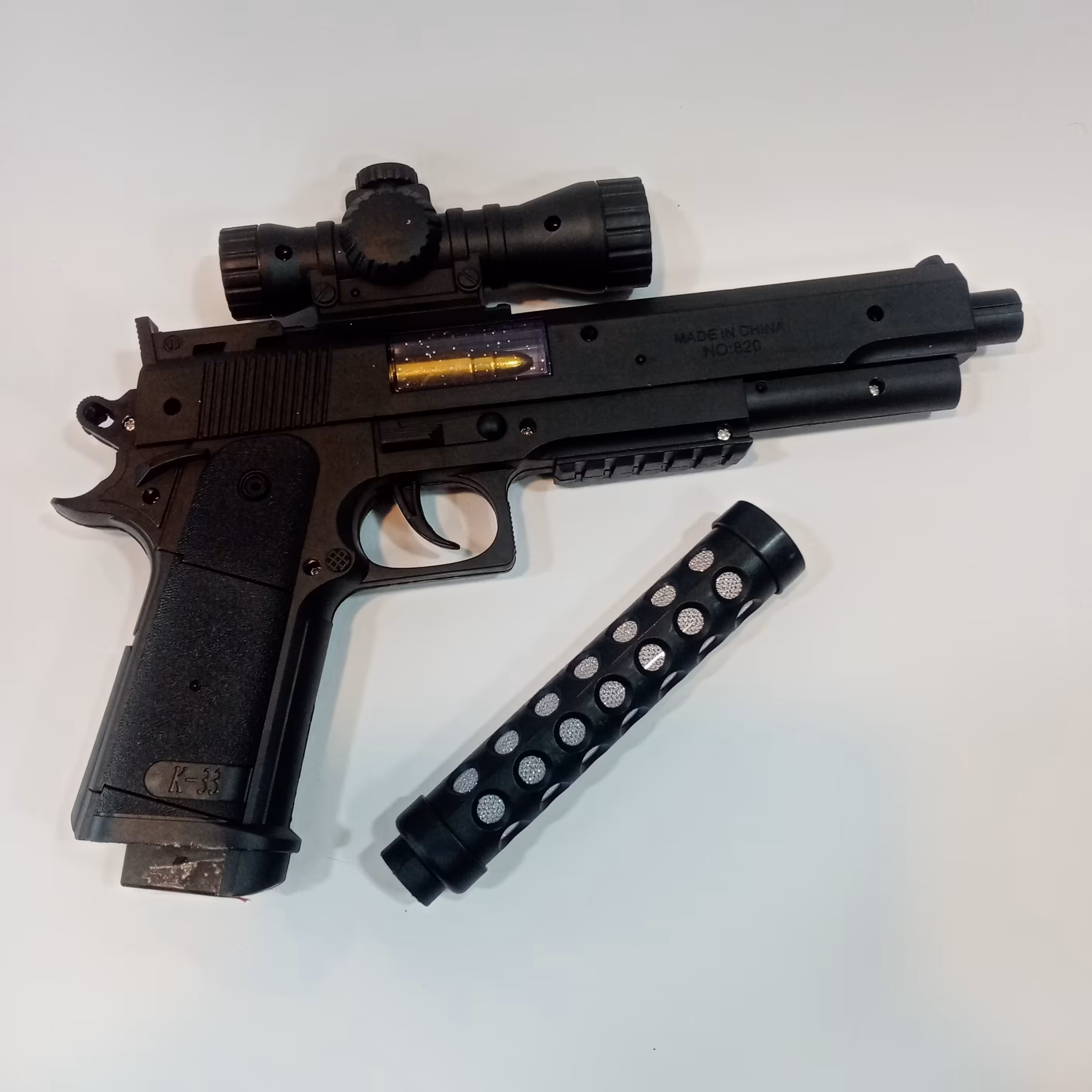 تفنگ موزیکال رقص نور دار بسیار زیبا در ویدئو می توانید کار دستگاه را ببینید