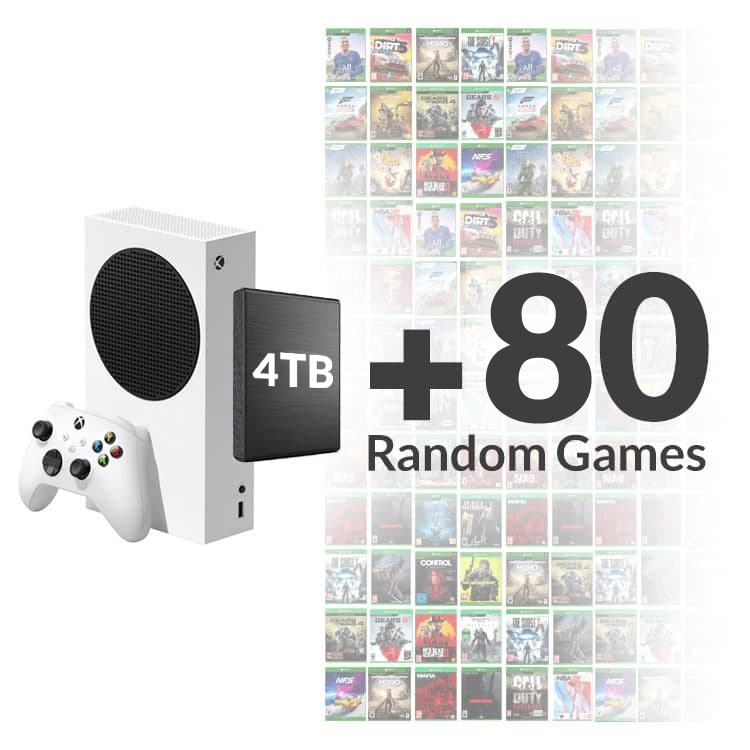 ایکس باکس سری اس به همراه هارد چهار ترابایت – Full Game