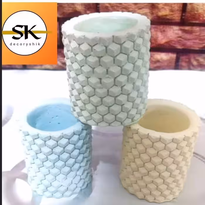 پک 3عددی جامدادی طرح زنبوری 