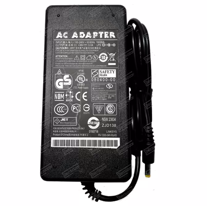 آداپتور سوئیچینگ 36 ولت 5 آمپر  Adapter 36V 5A