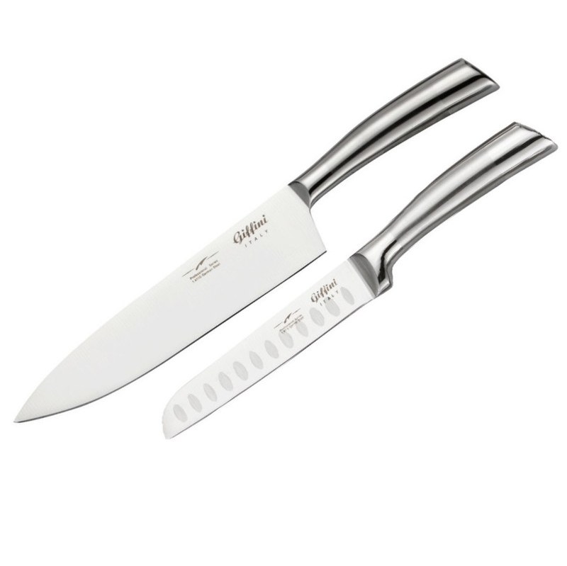 چاقو آشپزخانه جی فی نی GIFFINI استیل دو عددی مدل GS-0205