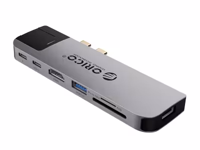 هاب آداپتور تایپ سی اوریکو Orico Type-C 8-in-1 multifunctional docking 2CT-8HR