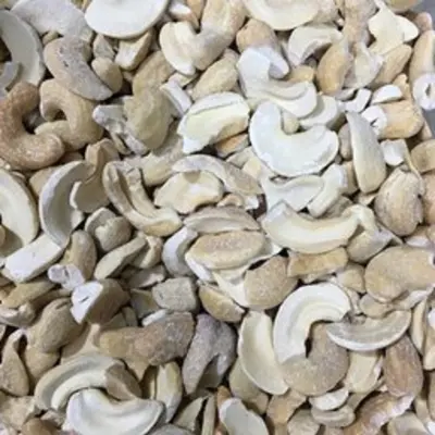 بادام هندی نمک دریایی 1000گرم اقتصادی (شکسته و نصفه)