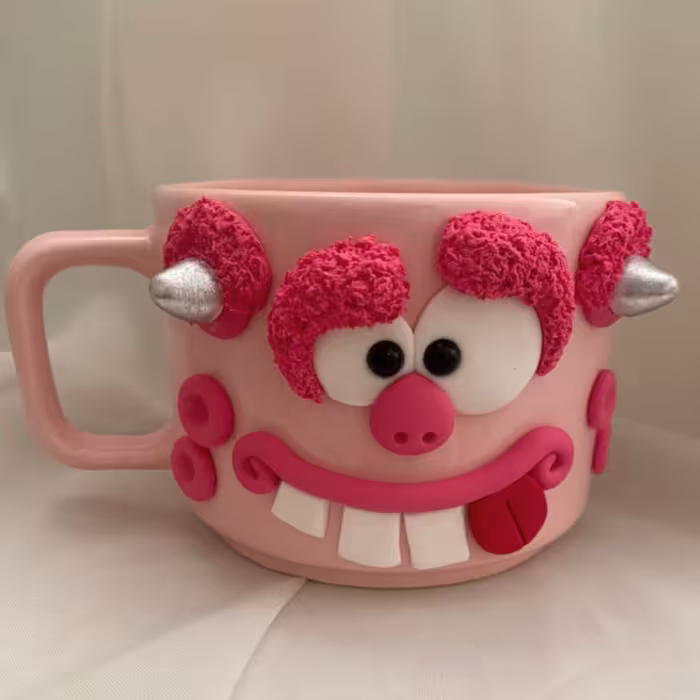 ماگ عروسکی سرامیکی