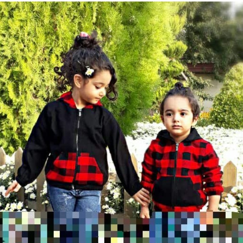 بلوز هودی دخترانه و پسرانه ترکیب کشمیر و داکرون دوخت سفارشی مطابق با سایز و رنگ دلخواه شما