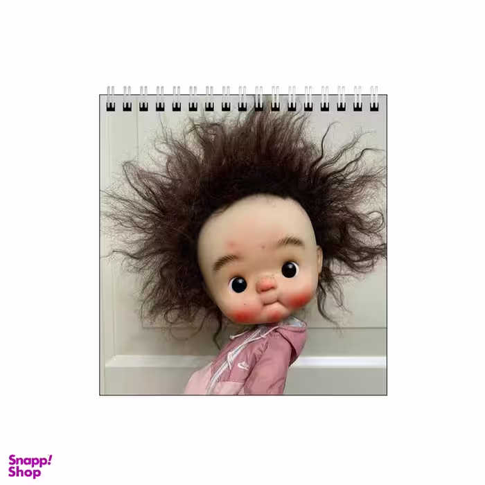 دفتر طراحی 60 برگ طرح عروسک شلخته کد 3198931