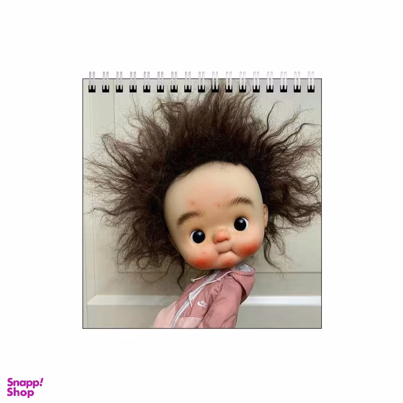 دفتر طراحی 60 برگ طرح عروسک شلخته کد 3198931