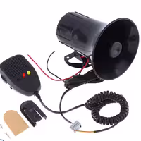 آژیر و بلندگو پلیسی