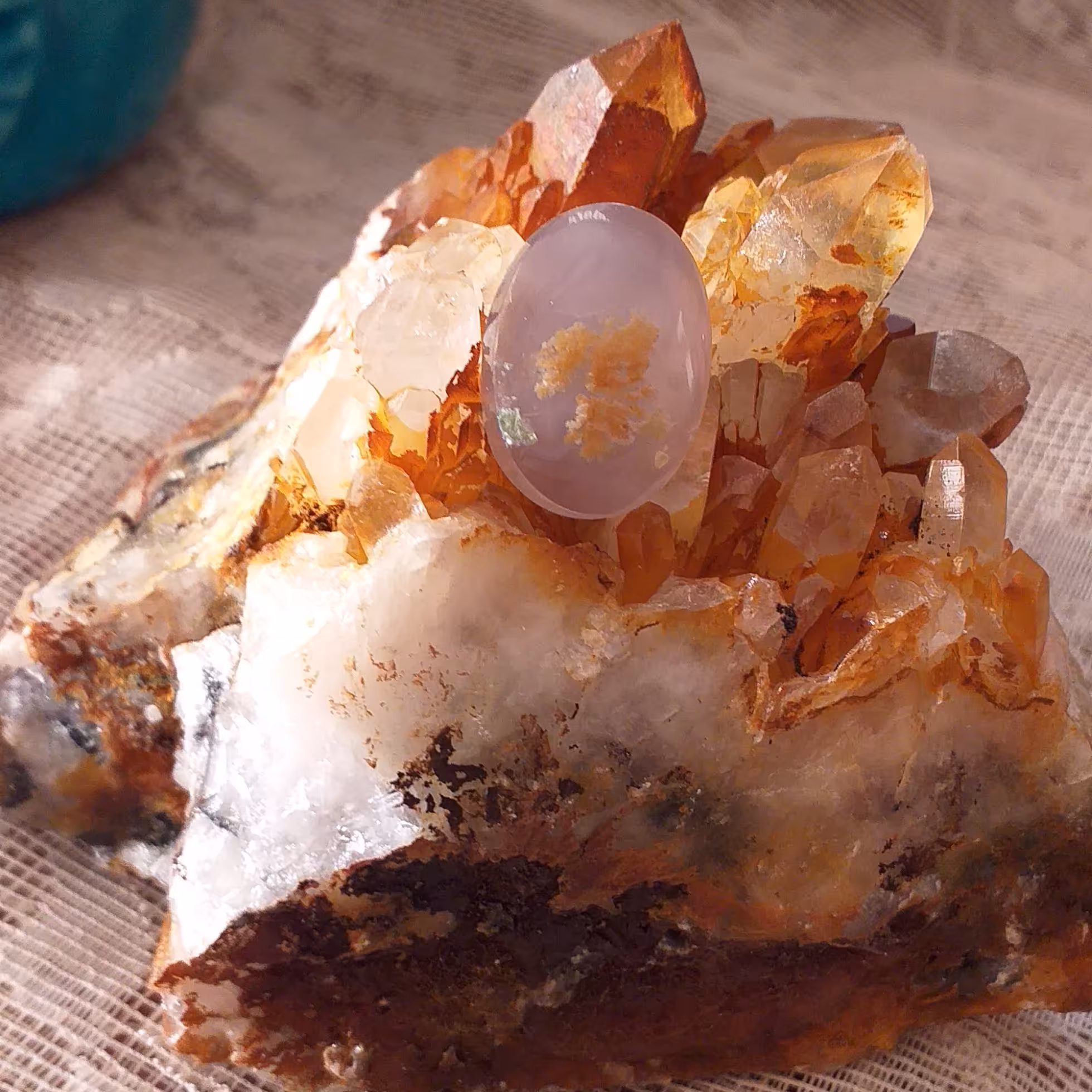 عقیق شجر زرد کبود