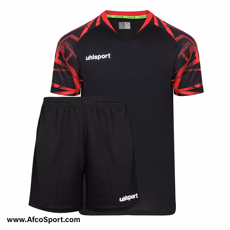 پیراهن شورت تمرینی آلشپرت اورجینال مشکی قرمز فصل 1402-1401