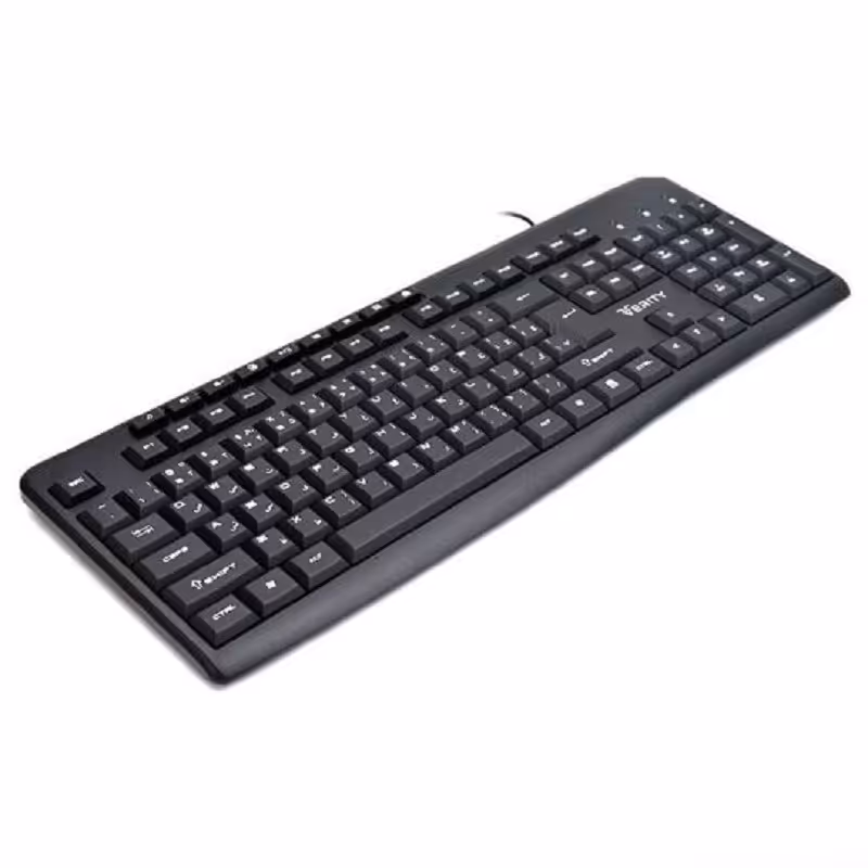 کیبورد با سیم وریتی مدل V-KB6133   --  کیبورد V-KB 6133 verity