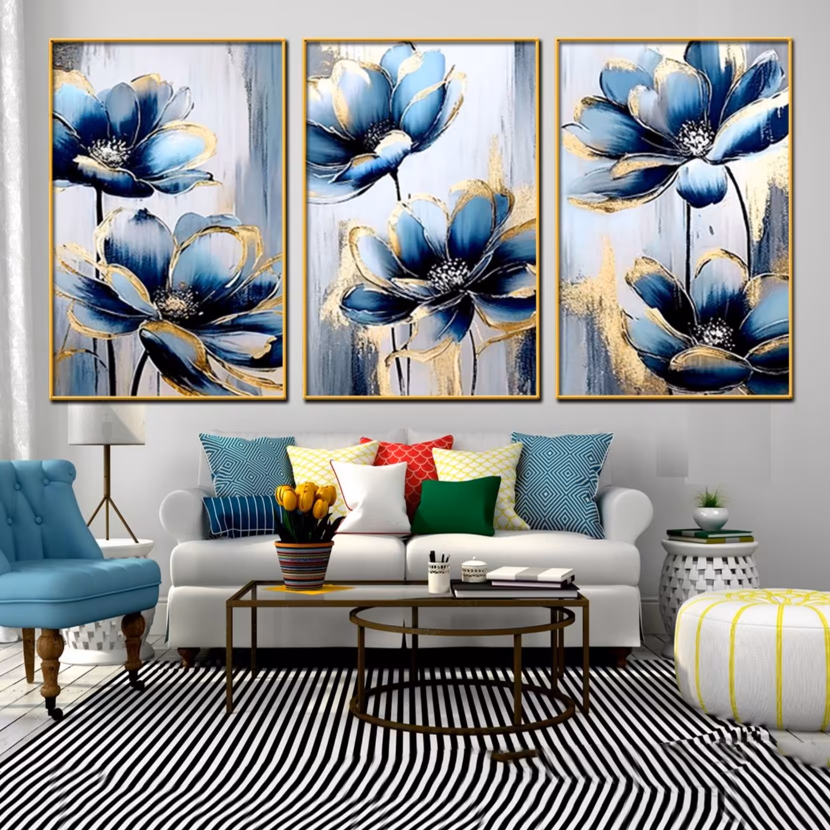 تابلو دکوراتیو 3تیکه کد 0650