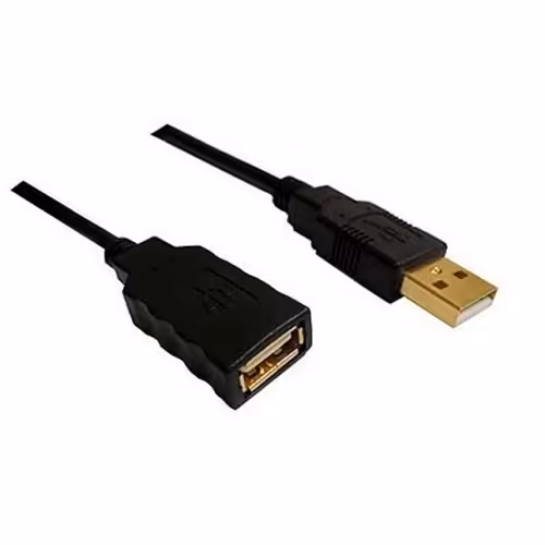 کابل افزایش طول USB 2.0 فرانت با زغال نویز گیر به طول 5 متر