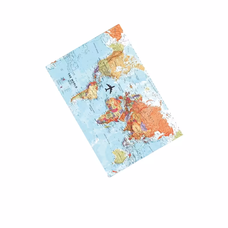 استیکر کارت طرح نقشه مدل ST-005