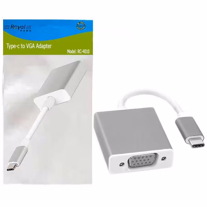 تبدیل Type-C TO VGA رویال Royal RC-4010