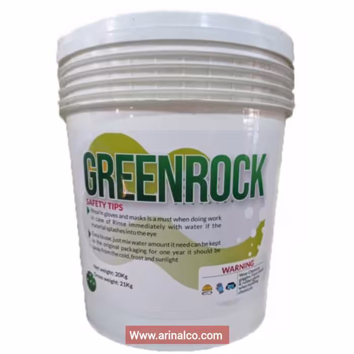 گرین راک وارداتی سطل 20 کیلویی تخریب بتن و ساروج و انواع سنگ های بزرگ و کوچک 