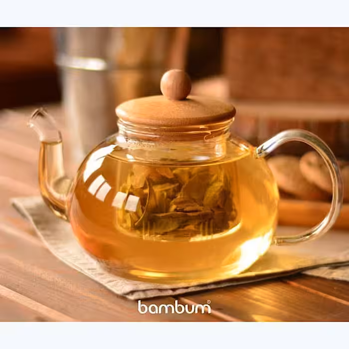 قوری پیرکس درب بامبو کد 2525