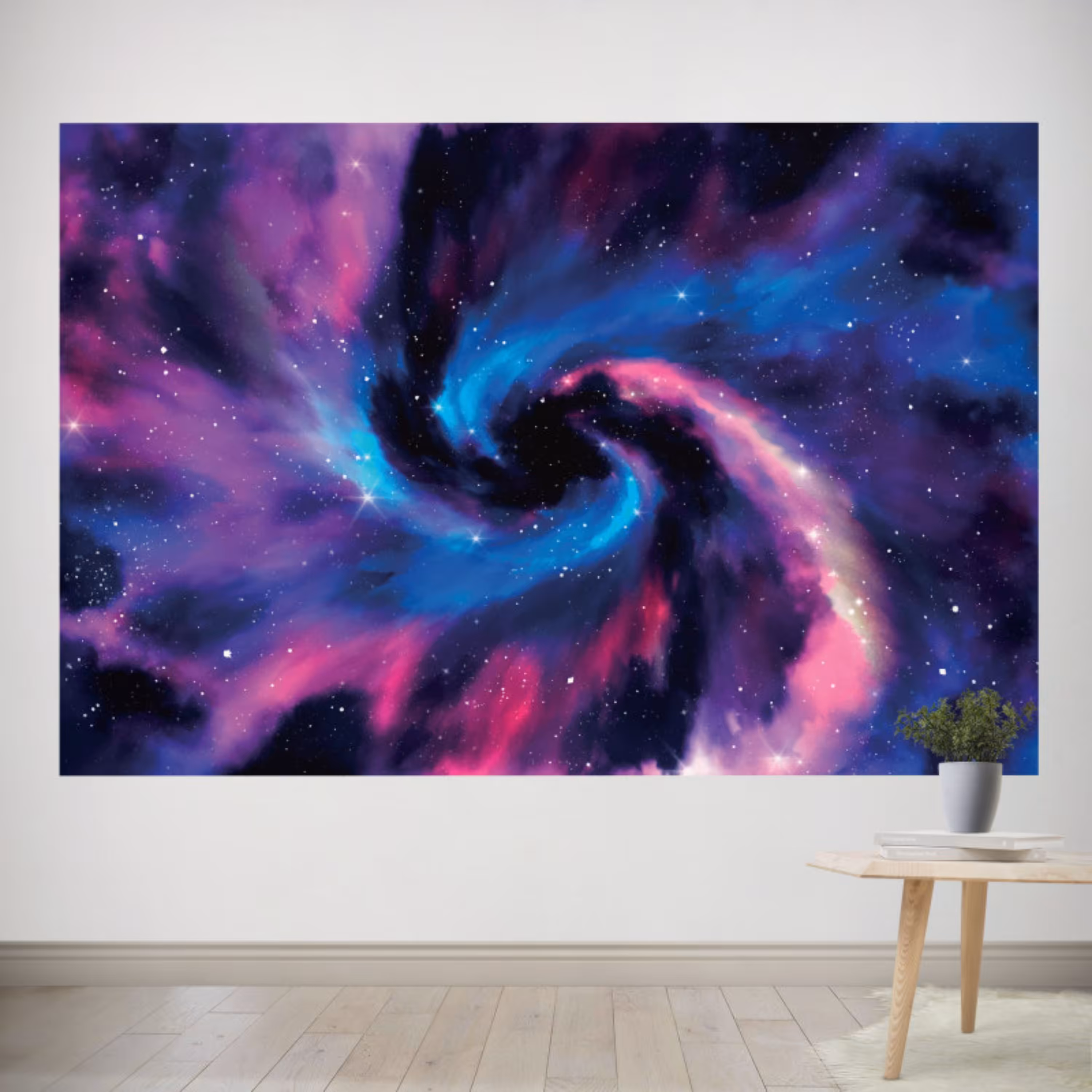 پوستر پارچه ای طرح تپستری کهکشان کد 041