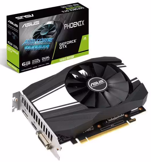 کارت گرافیک ایسوس مدل PH-GTX1660S-6G با حافظه 6 گیگابایت