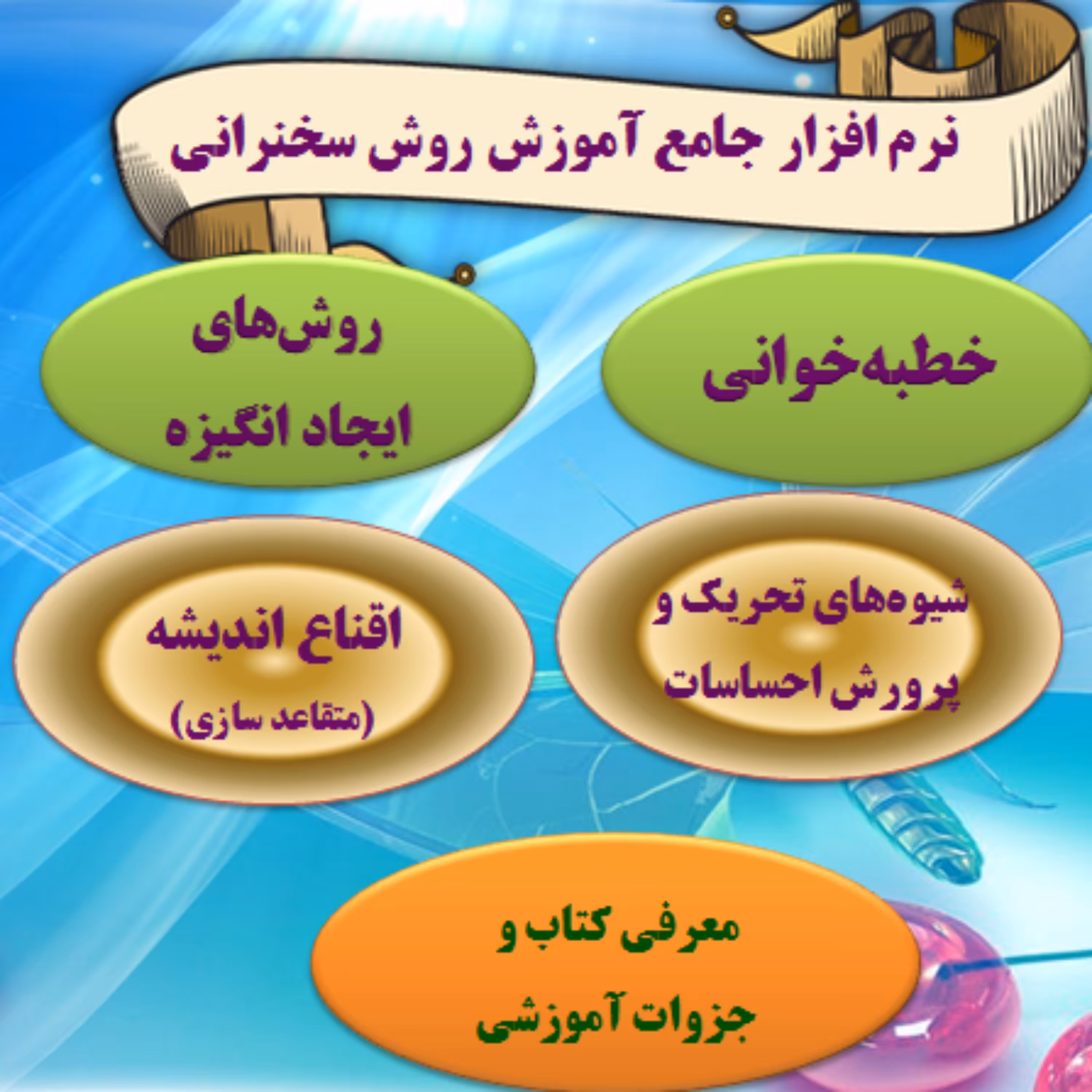 نرم افزار جامع آموزش روش سخنرانی و تبلیغ