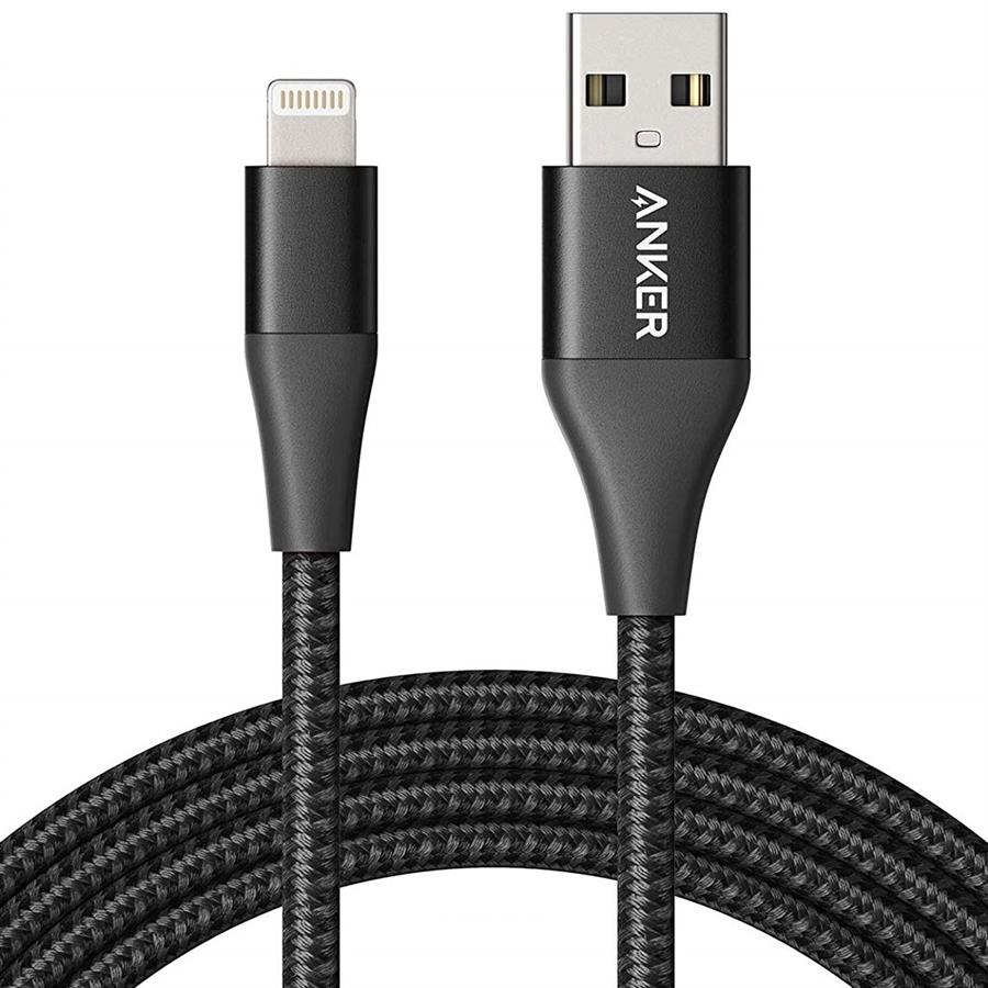کابل تبدیل USB به لایتنینگ انکر مدل A8453 PowerLine Plus II طول 1.8 متر