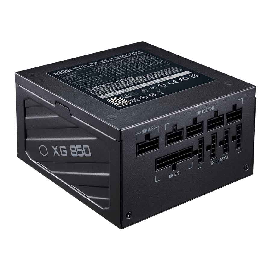قیمت و خرید پاور کامپیوتر 850 وات تمام ماژولار کولرمستر مدل XG850 PLATINUM | یاس ارتباط