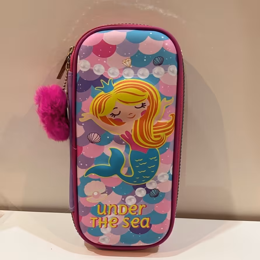 جا مدادی طرح برجسته پری دریایی دو زیپ