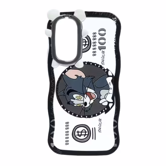 قاب گوشی کنگره ای محافظ لنز عروسکی تام برای Samsung A54