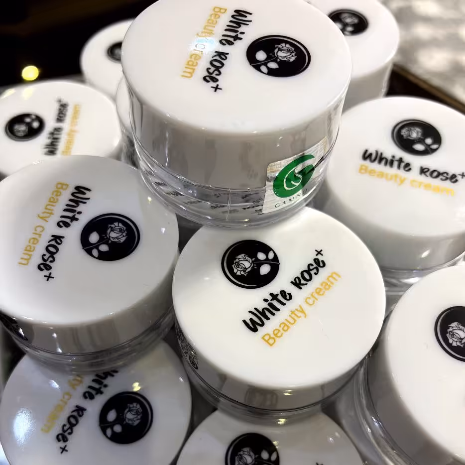 کرم وایت رز پلاس اصلی کرم تک 